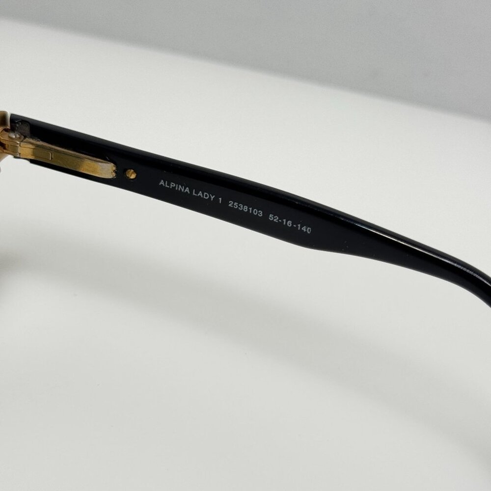 Alpina Sunglasses Lady 1 2538103 Germany Vintage Rare 52-18-140 - Picture 5 of 9